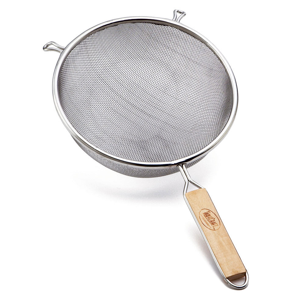 Strainer: Medium Tinned Wood, 8" from Tablecraft Products image 0