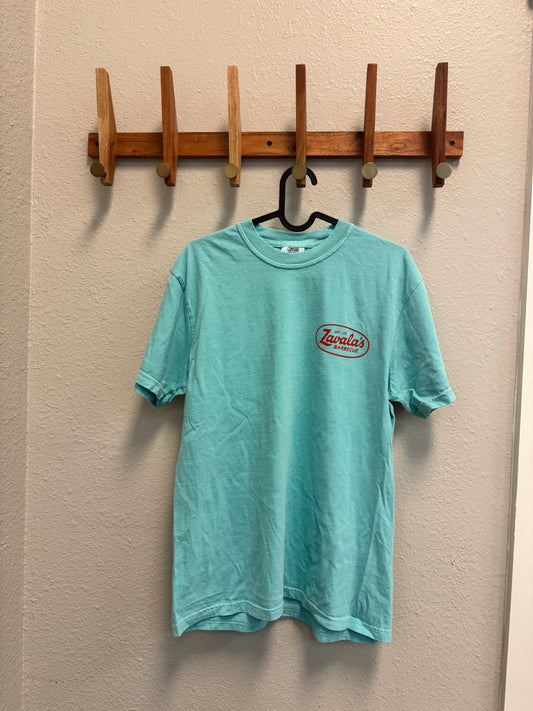 Turquoise Zavala's Barbecue T-shirt image 0